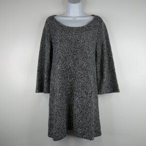 Style & Co. Tunic Sweater Gray Medium